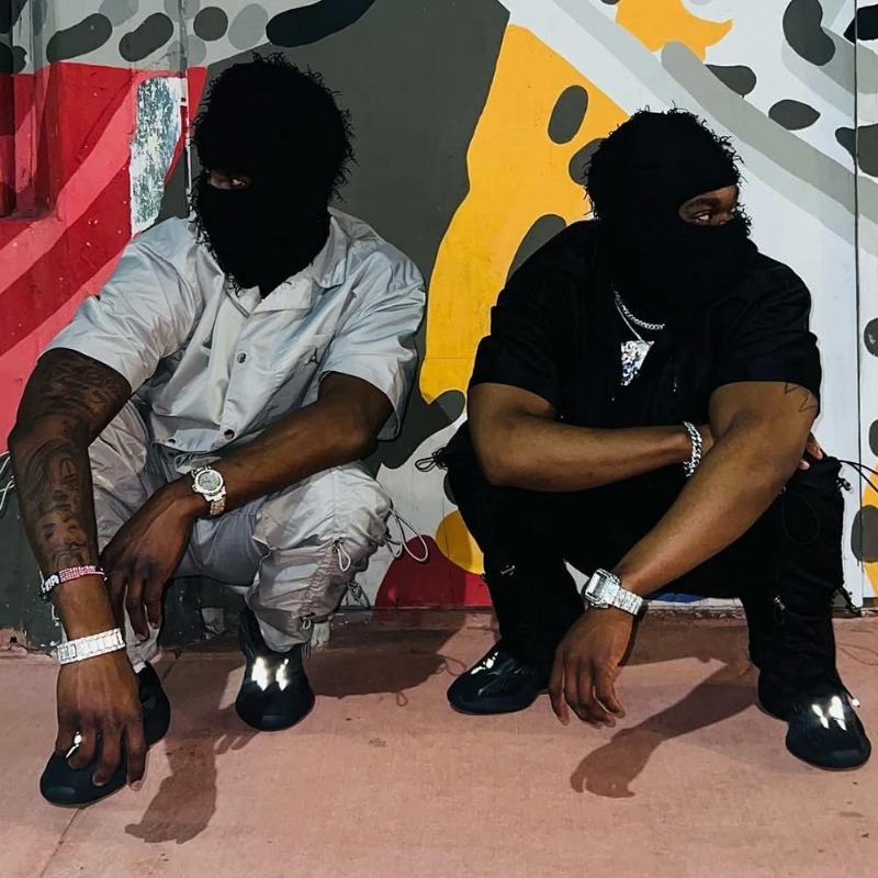 Distressed Knitted Full Face Ski Hipop Unisex Shiesty Outdoor Mask Camouflage Balaclava Fleece Fuzzy Beanies