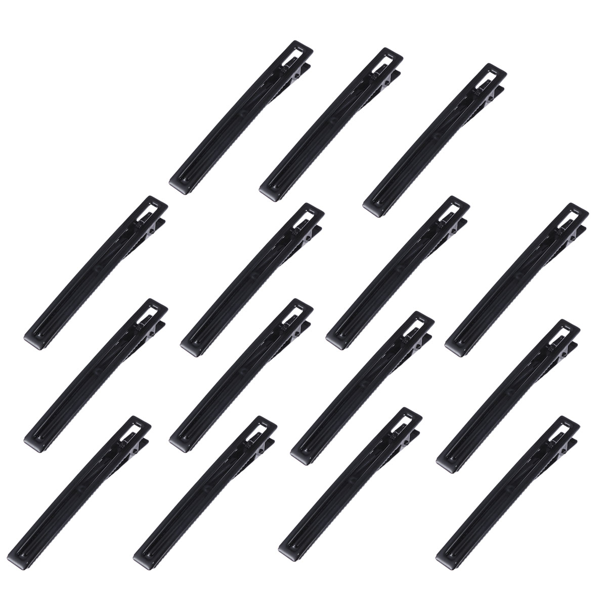 15pcs Professional Hair Hair Clip Pin Rectangular Bobby Pin Hair Accessories for Girls Women (Black) smile () () ()