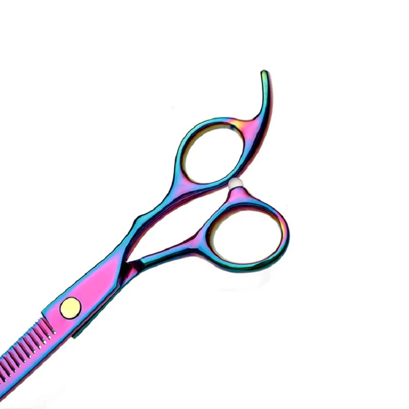 Hair Professional Scissors 6.0 Hairdressing Scissors Thinning Barber Scissor Set Hair Cutting Scissors smile