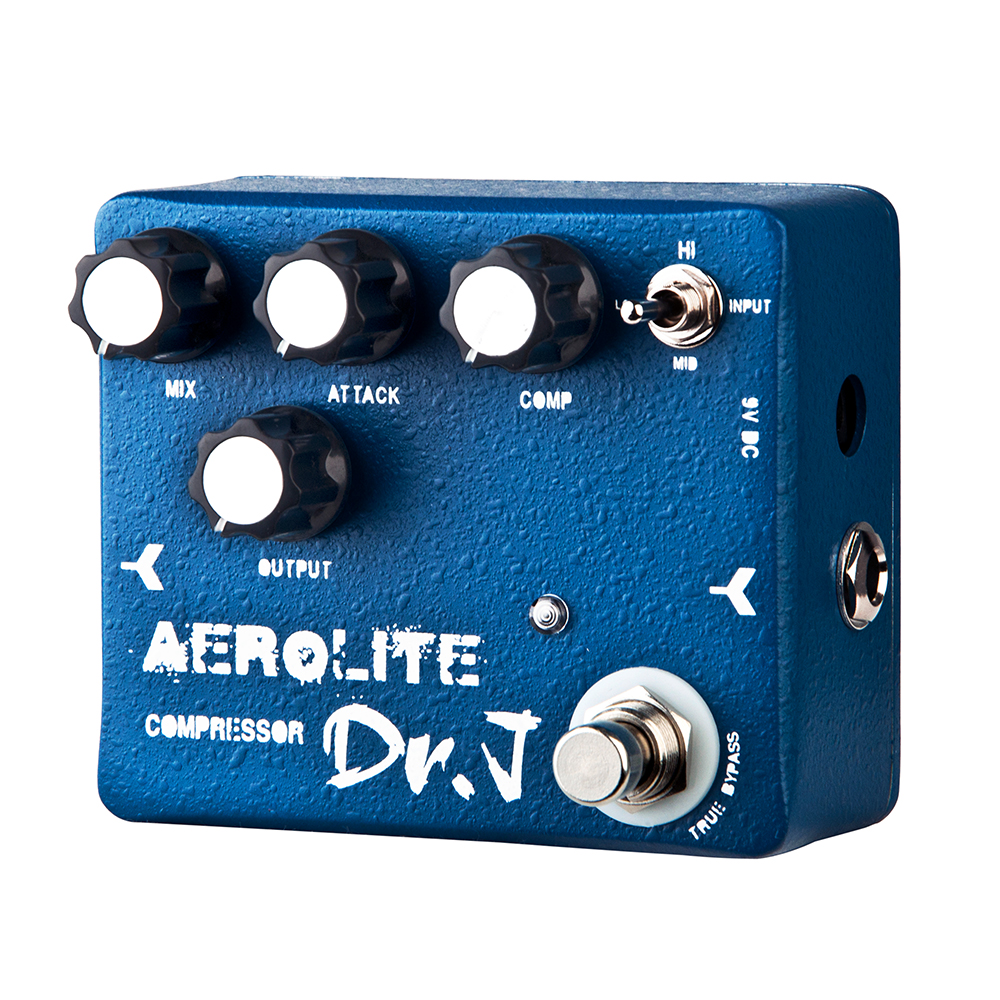 JOYO Guitar Effect Pedal D55 AEROLITE Compressor Effect Pedal True Bypass COMP MIX ATTACK Sustain Pedal For Electric Guitar Bass