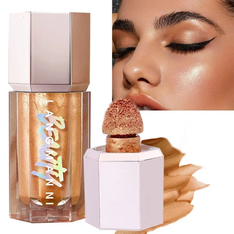 3D Liquid Highlighter Stick Natural Shimmer Contour Bronzer Moisturizing Brightening Body Highlight Makeup X251027
