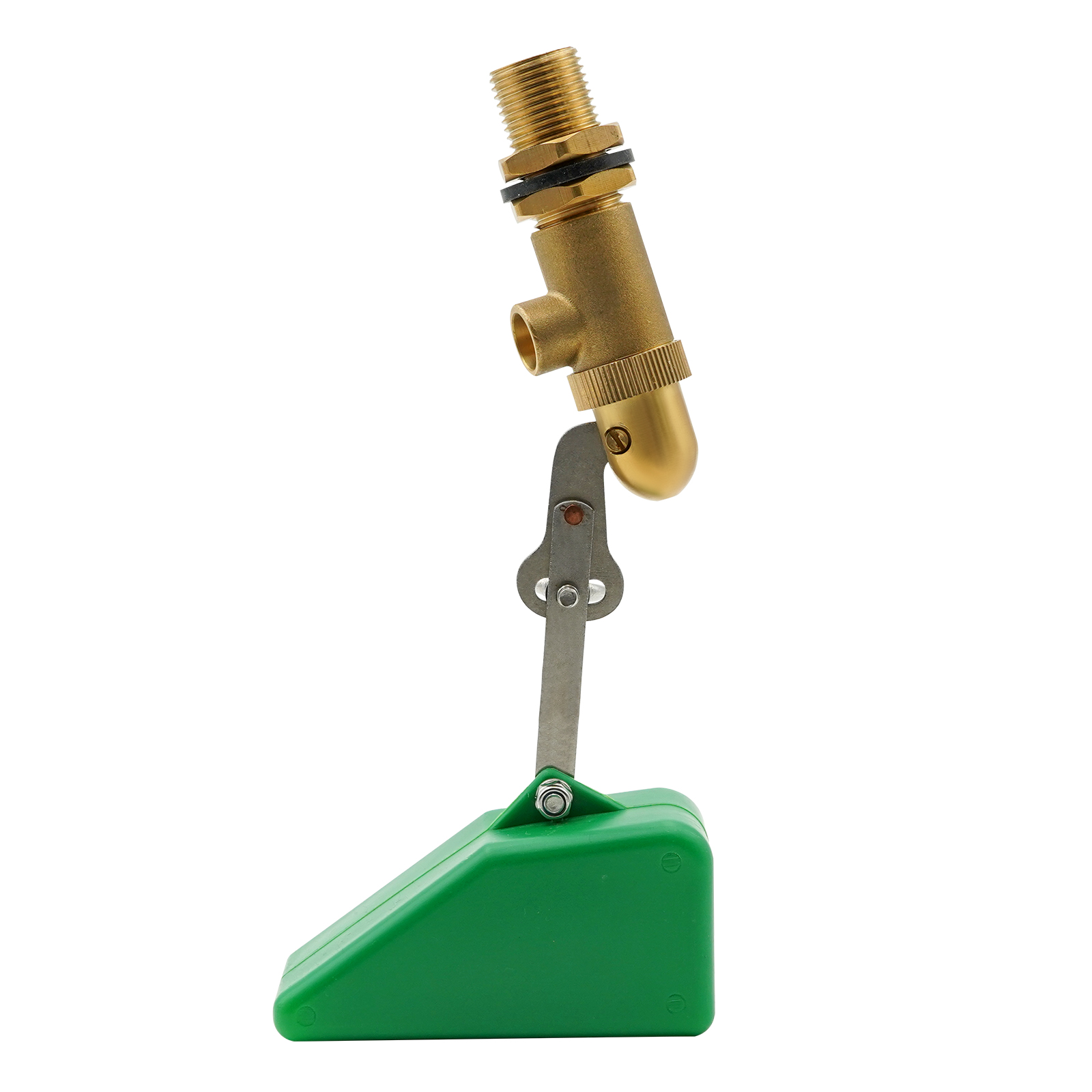 1/2 Inch Brass Valve with Plastic Float Copper Water Float Valve Adjustable Arm Automatic Fill Float Valve for Water Tank