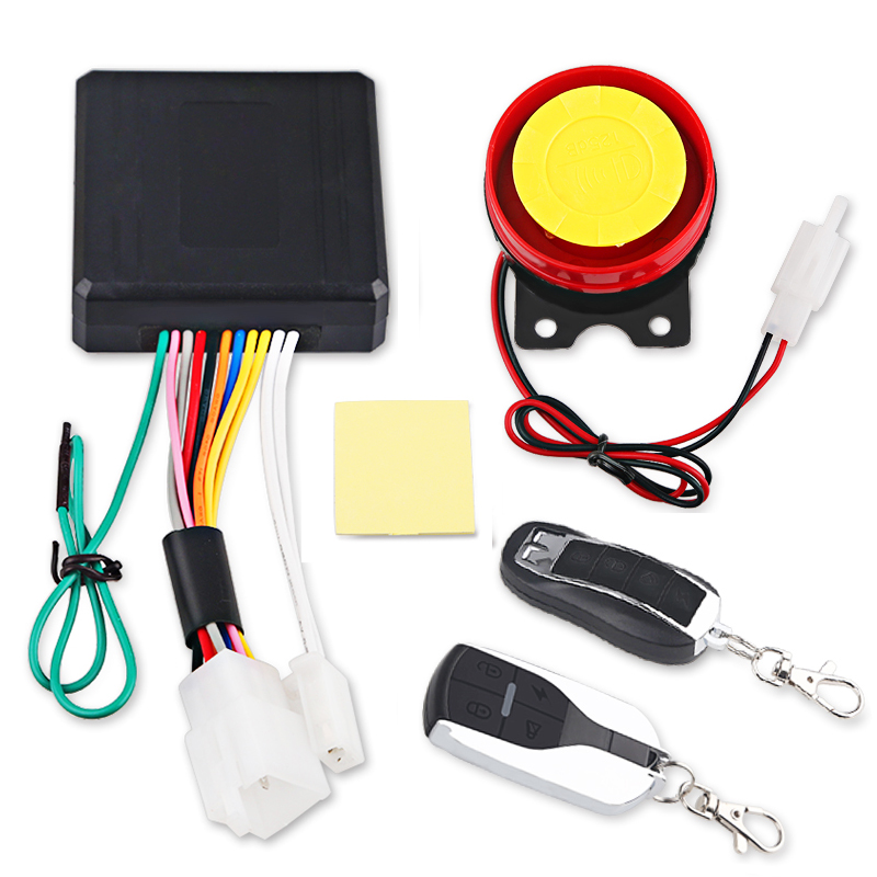 Universal Car alarms Motorcycle Bike Alarm System Anti-theft Security Alarm Remote Control Engine Start Alarme Moto Speaker