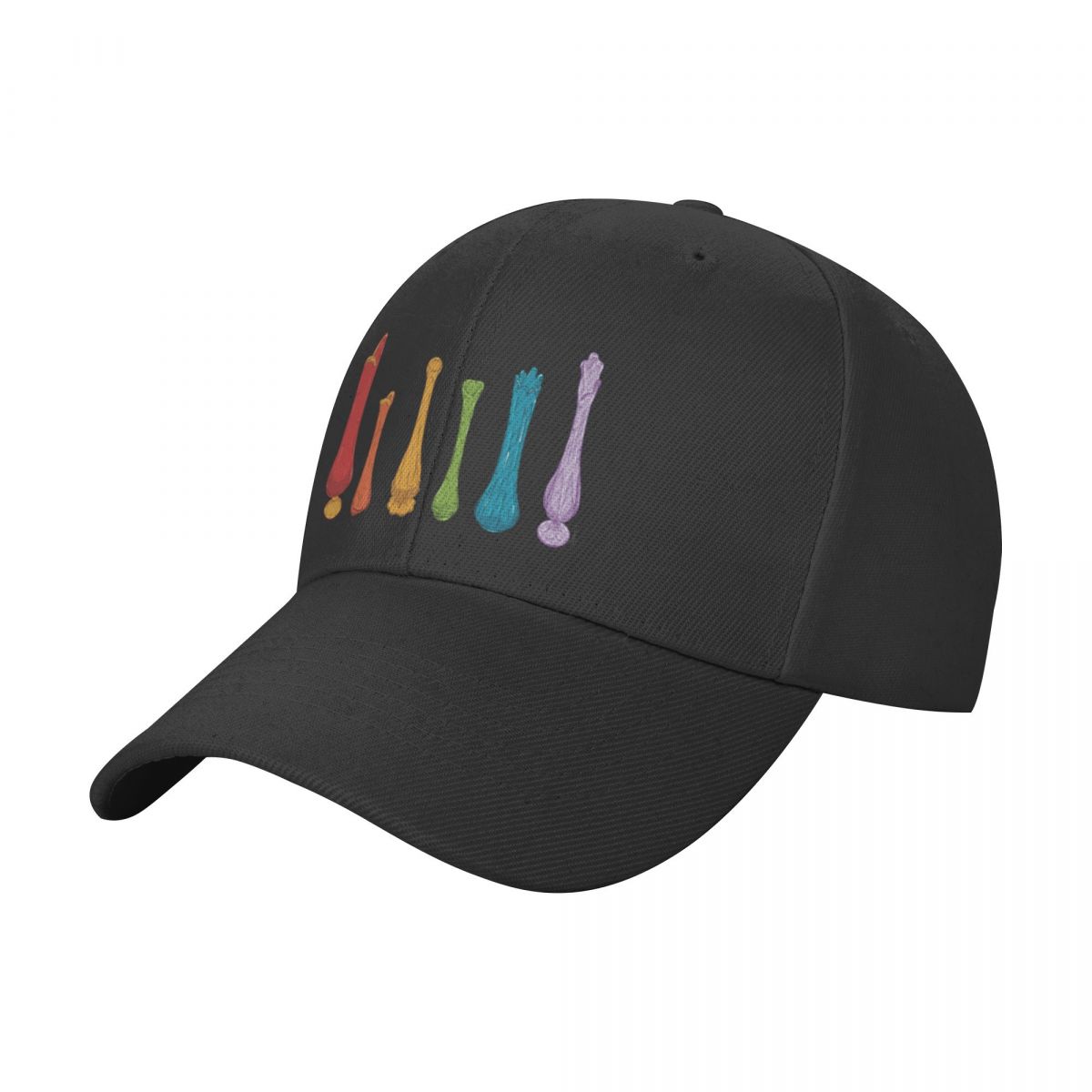 Vases Rainbow Glass ddmysmile Swung Baseball Cap Tea Hat Derby Hat Hat Man Beach Women Caps Men's Smile