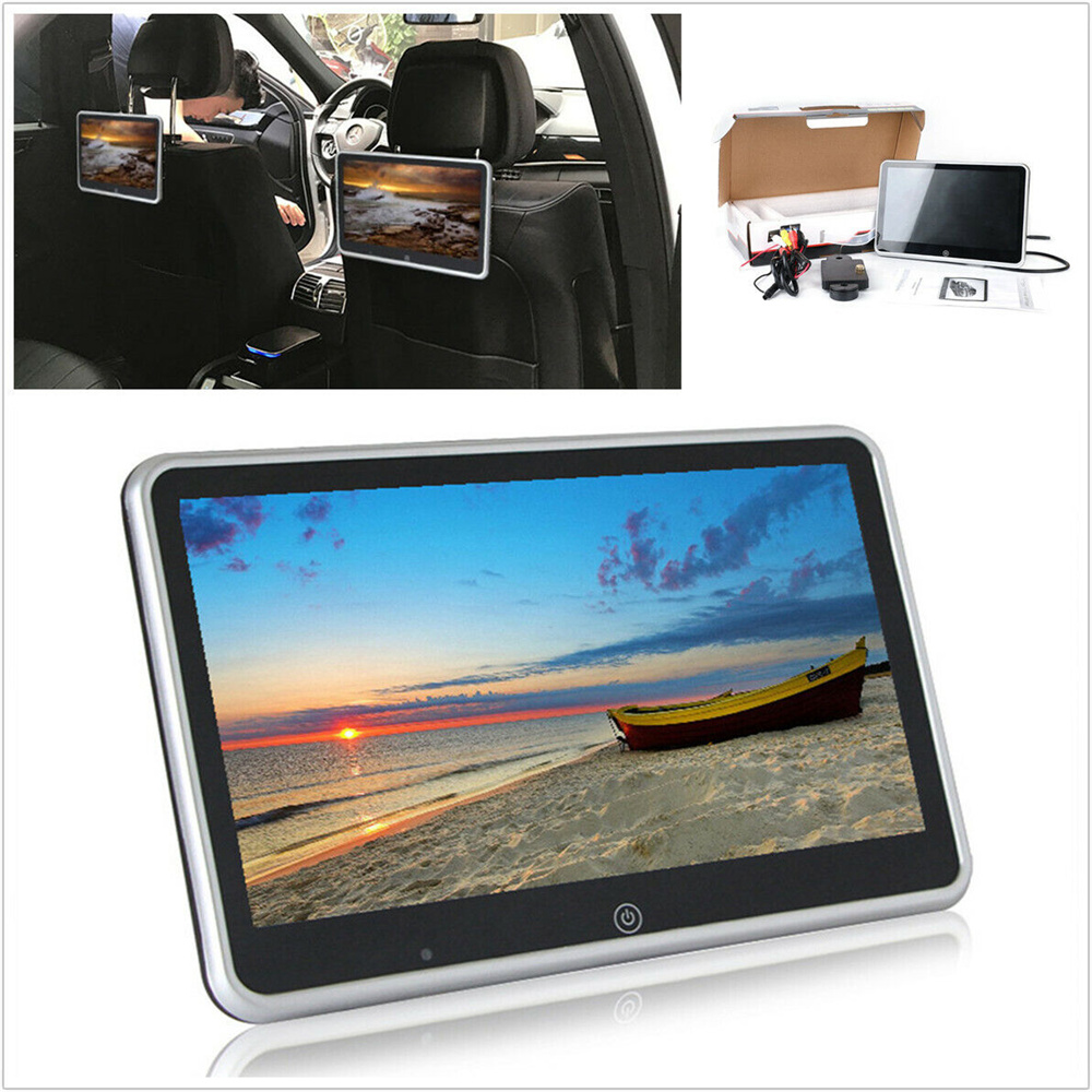 10 Inch Ultra-thin Car Headrest Monitor MP5 Player Mirror Link Android FM HD 1080P Video Screen With USB/SD Multimedia Player