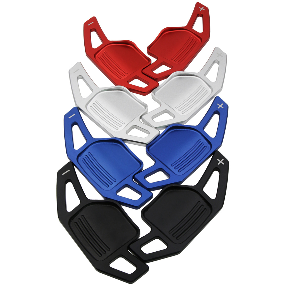 2pcs Car Steering Wheel Shift Paddle Shifter Extended For Audi A4 B8 A3 8P S3 A5 A6 S6 C6 Q5 A8 R8 TT TTS MK2 8J Avant Car