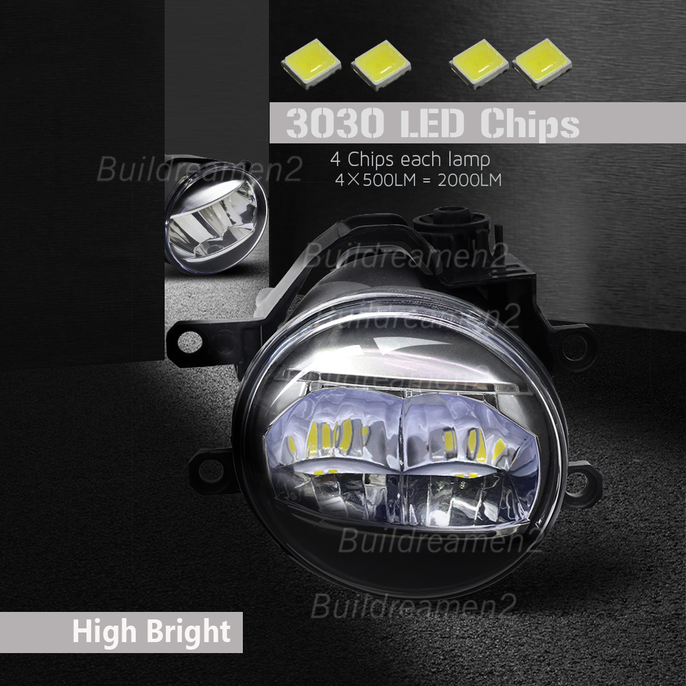 2 X LED Fog Light H11 Error Free Car Accessories Front Fog Lamp For Lexus LX570 2008 2009 2010 2011 2012 2013 2014