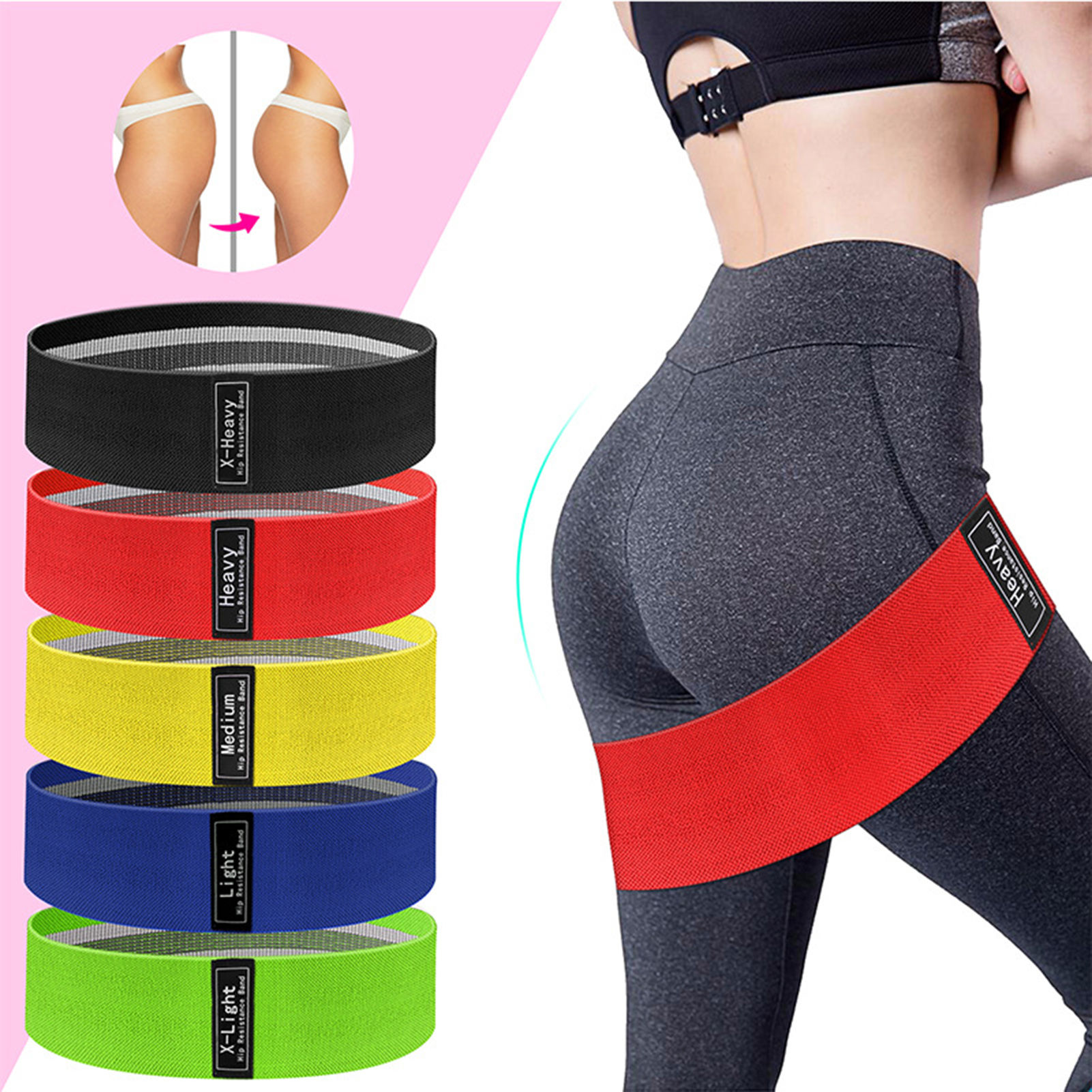 Resistance Bands Workout Bands For Exercise Thick Heavy Resistance Band Set Elastic Bands For Body Stretching Pull Up Bands