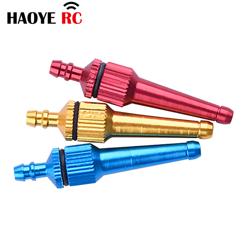 HY 1 Pc Alu Straight Plug Gas Glow Dot Alloy Oil Nozzle With Filter Screen For Fuel Tank Accessorie