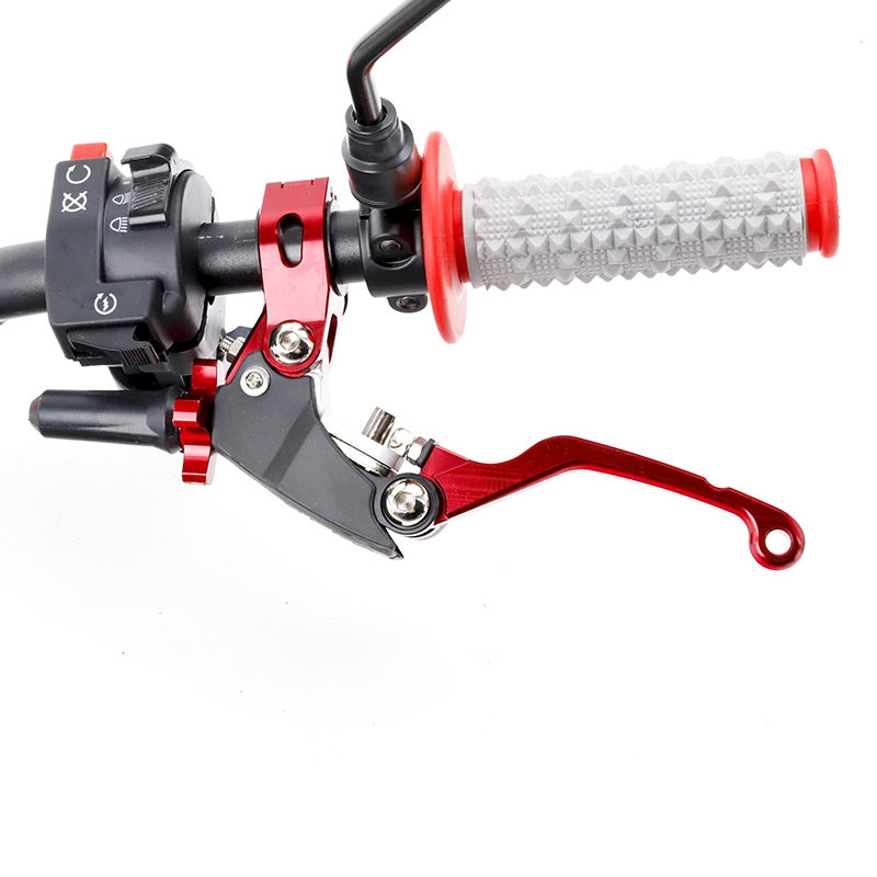 Labor-Saving Pitbike Motorcycle Handles Moped Pit Bike Brake Handle Scooter Folding 360 Degree Clutch Brake Universal Anti-Drop