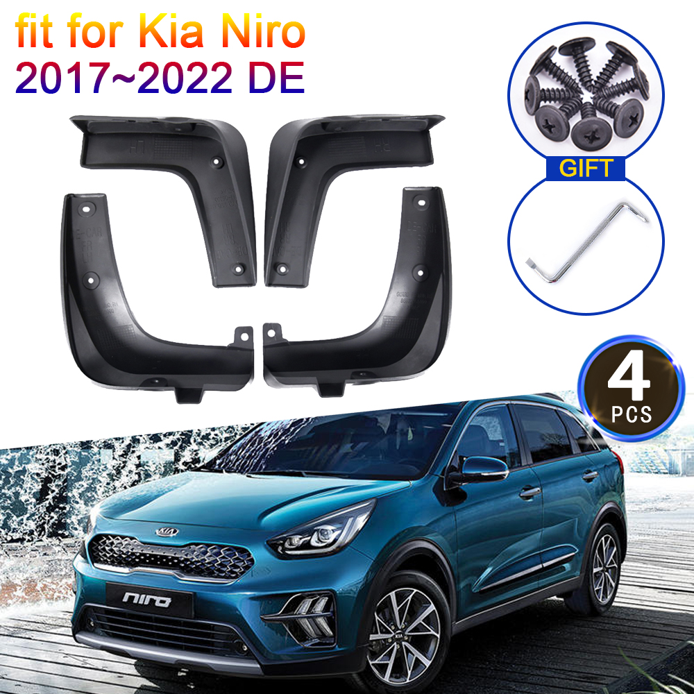 For Kia Niro 2017 2018 2019 2020 2021 2022 DE Mudguards Fender Front Rear Mud Flaps New Guard Splash Car Styling Accessories