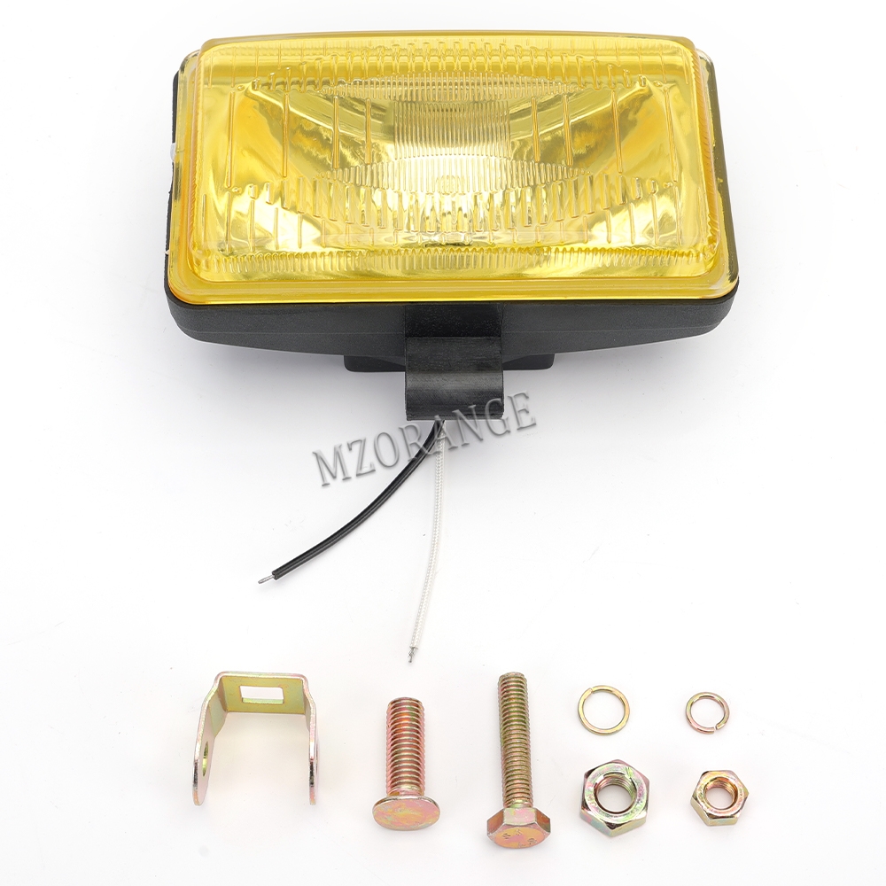 Yellow Lens Fog Light Spotlight For PEUGEOT 205 GTI CTI 106 306 Mi16 H3 Spot Headlight Front Halogen Fog Lamp Car Accessories