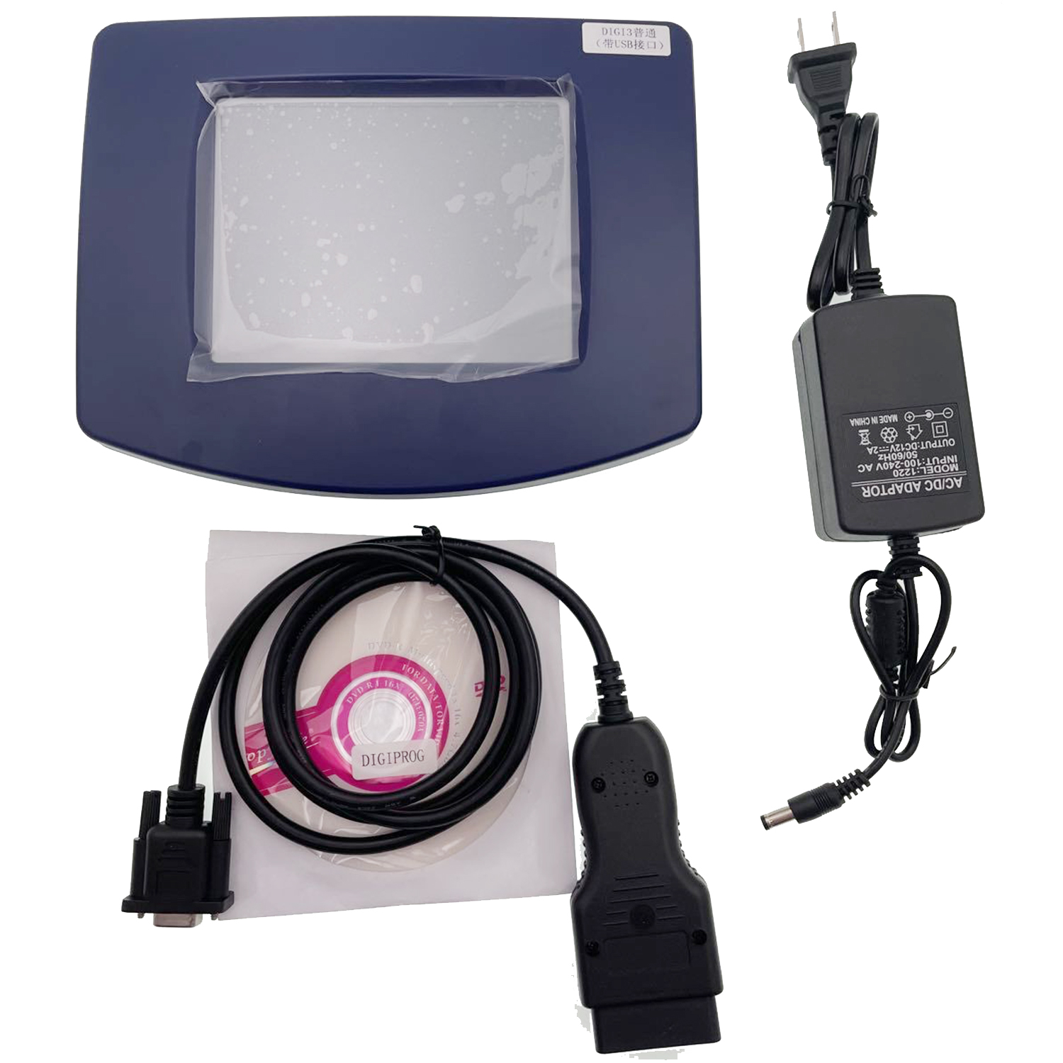 Digiprog3 V4.94 Full Set FTDI Chip KM Programmer Digiprog iii Mile-age Tool with full set cable Correct Tool EU/US Plug