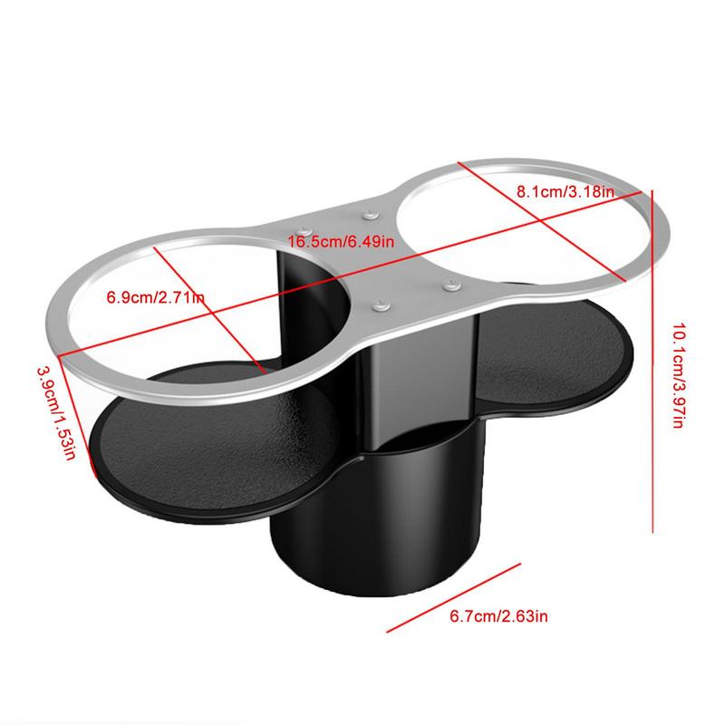 Car Cup Holder Expander Center Console Dual Head Water Cup Holder Auto Drink Bottle Insert Organizer Car Interior Accessories
