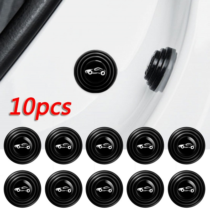 10pcs Car Door Shock Absorber Stickers Soundproof For X1 X2 X3 X4 X5 X6 E71 F16 G06 E70 E53 F15 G05 E84 F48 E83 F25 G01 F26