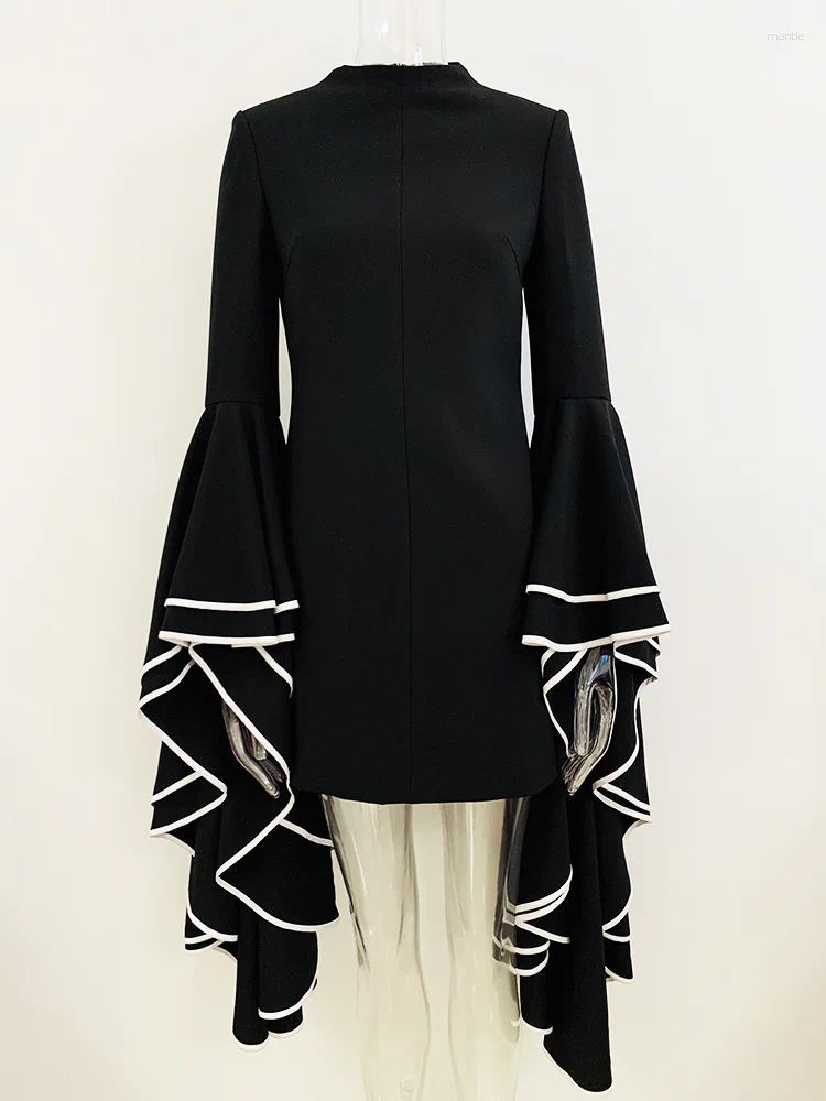 Elegant White Long Sleeve Bodycon - Women's Mini Dress for Cocktail, Party, and Special Occasions C260312