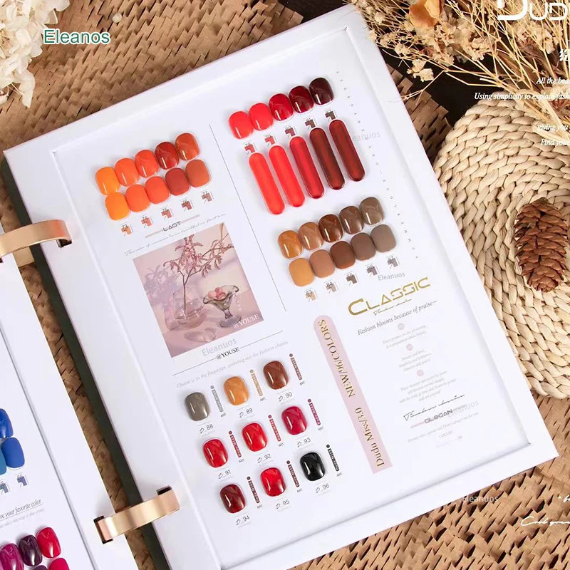 Eleanos Macaron Candy 96 Color Nail Gel Manicure Nail Salon Spring Summer 96pcs Gel Polish Set Soak Off UV LED Varnish Kit 15ml 240619