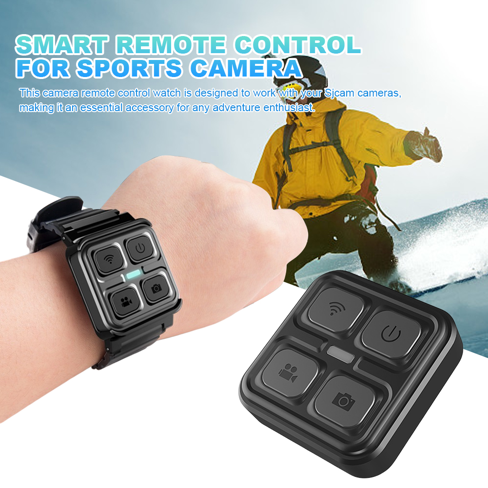 Sports Camera Remote Controller Adjustable Camera Remote Control Watch Flexible Wristwatch Remote Control for Sjcam C200 A10 A20 7dc74
