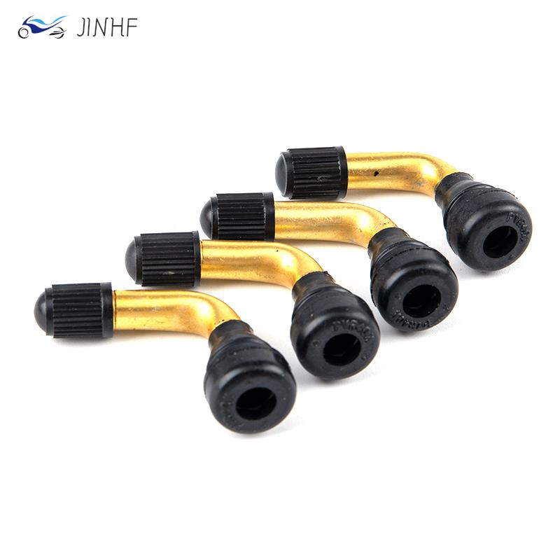 4PCs Rubber Angle Valve For Tubeless Tires Nipple For Tubeless Disc Wheel Nipple (pvr40/pvr50/pvr60/pvr70)