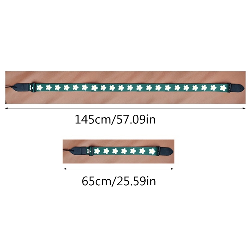25UC Adjustable Guitar Strap Printed Guitar Shoulder Strap Electric Guitar Shoulder Belt Guitar Accessories for Ukulele Bass