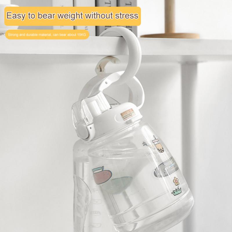 Portable ABS Bag Hook For Hanging Table Purse Bag Hooks Wall Hanger Holder Handbag Hanger Desk Side Holder Home Storage Tools