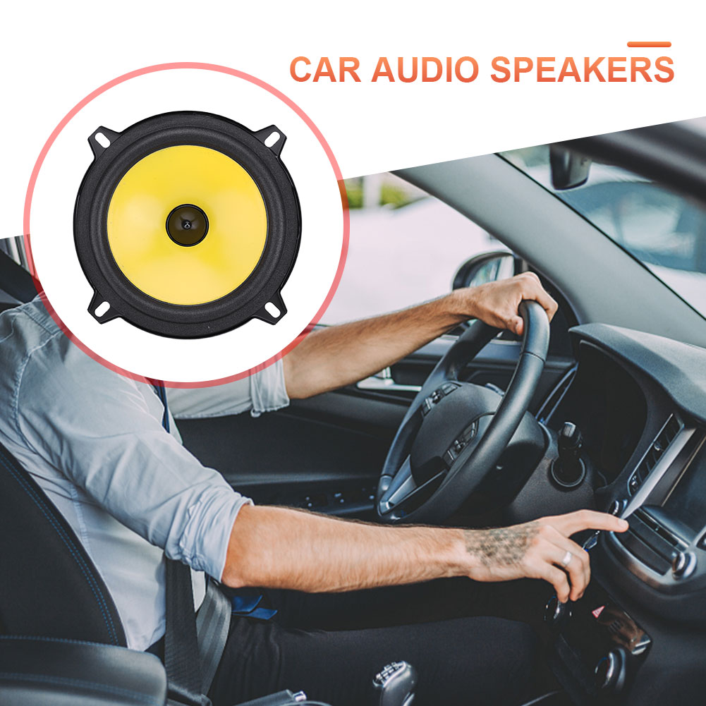 Auto Coaxial Audio 300/400/600W Full Range Frequency Ultra-thin Modified Speaker Mid-bass Car Stereo Horn Automobile Parts