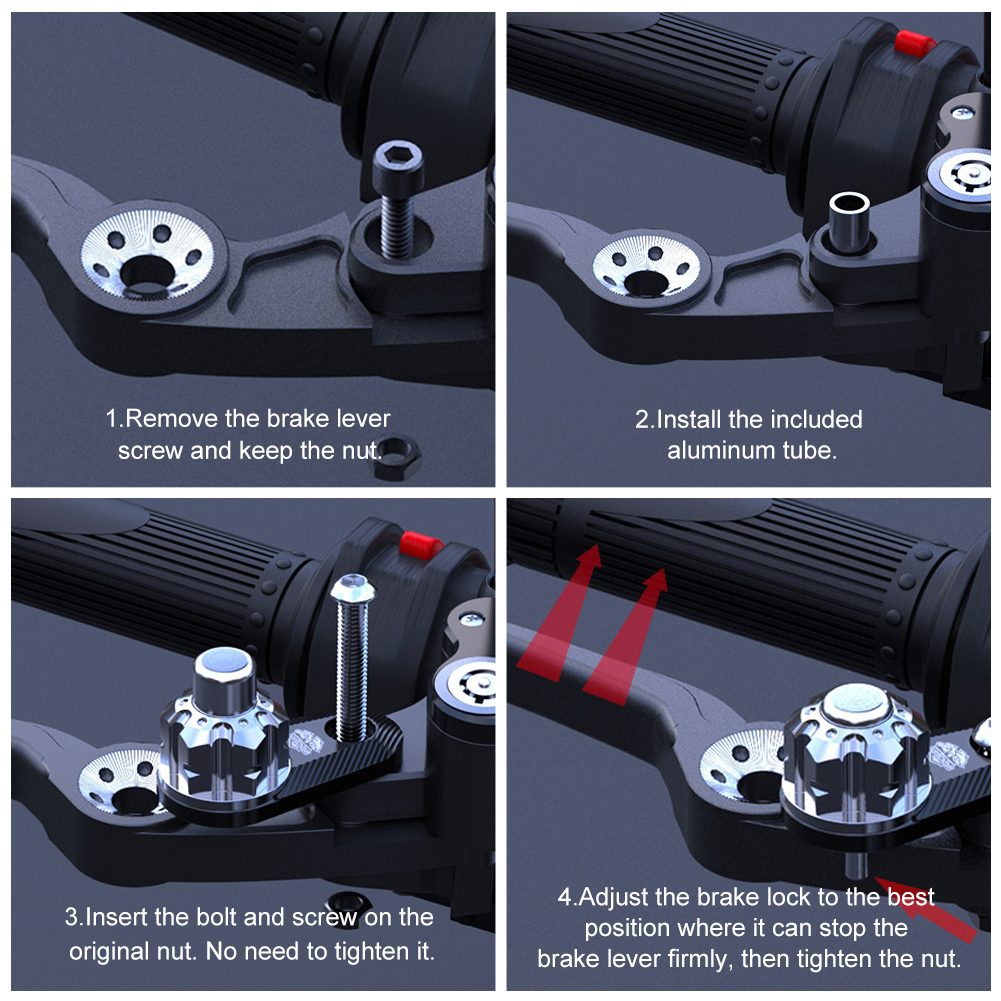 CNC Motorcycle Brake Lever Parking Lock Catch Brake Switch Holder for Yamaha NMAX 155 NMAX 125 NSS 300/350/750 XMAX 400/300/250