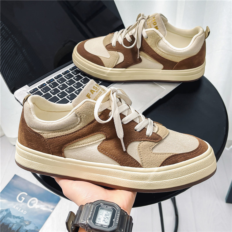 Men Casual Shoes Youth Wear Simple Style Design NEW hot Sense Versatile Triple Brown hot Blue Free shipping