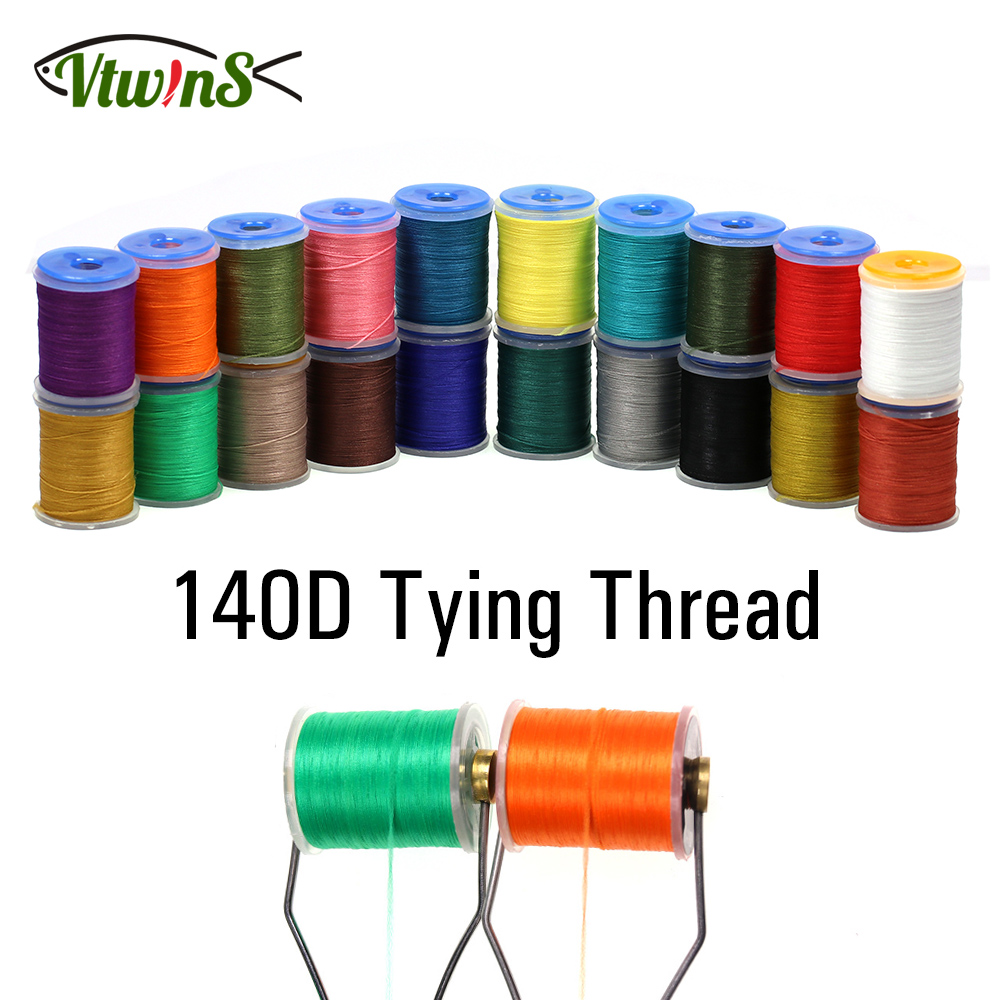 Vwtins1PCS 140D Fly Tying Thread Standard Bobbin Making Fishing Flies Tying Material