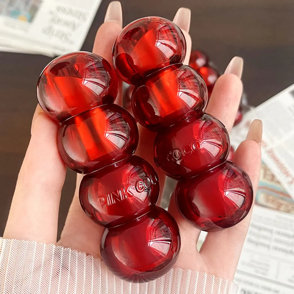Cute Gourd Shape Matte Lipstick Smoked Brown Red Solid Lip Gloss Waterproof Long Lasting Tinted Balm Velvet Lip Makeup Pen