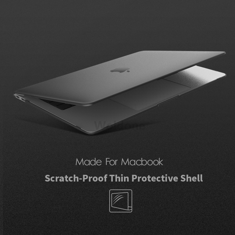 Matte Frosted Case Laptop Case for Apple MacBook Air M1 Pro 13.3 15 13 12 Inch Case New Pro 13 A1932 A1989 Cover with Touch Bar