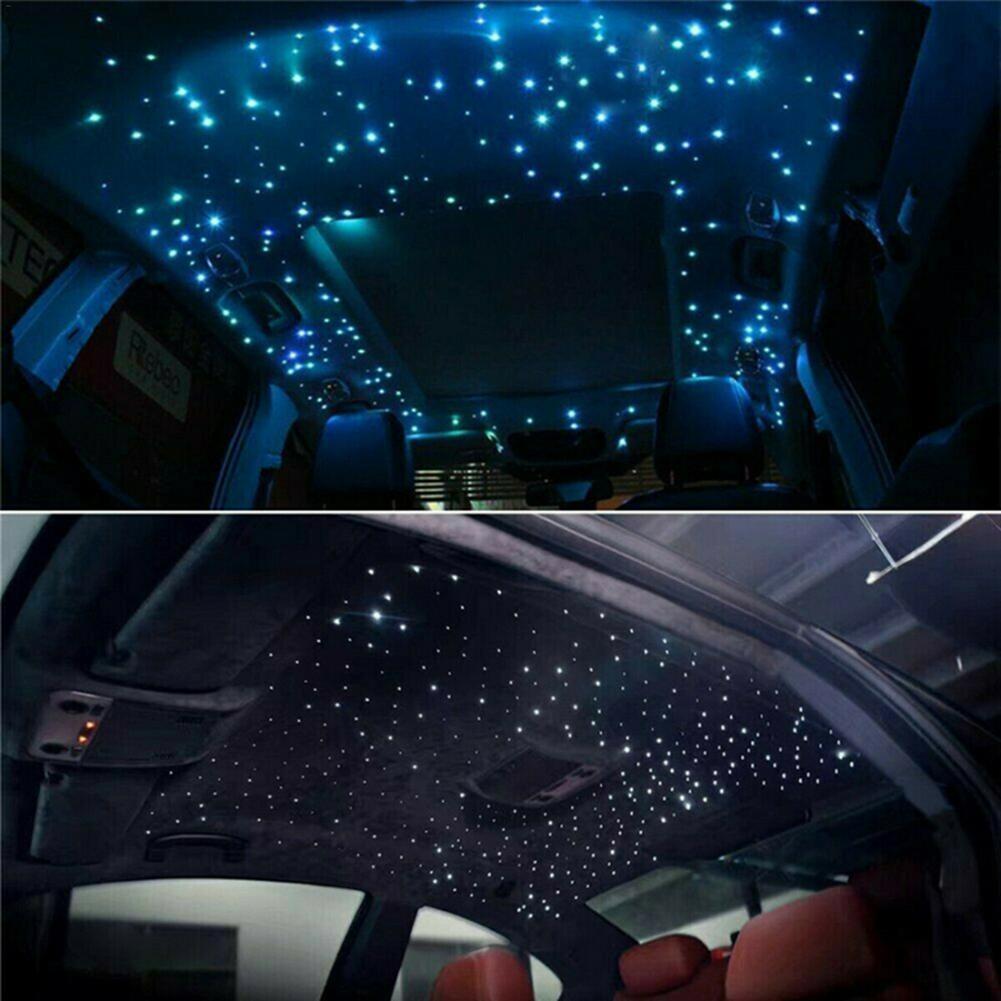 12V Car Roof Star Light Interior LED Fiber Optic Light Starry Laser Atmosphere Ambient Projector Galaxy Lights Home Decor 300PCS