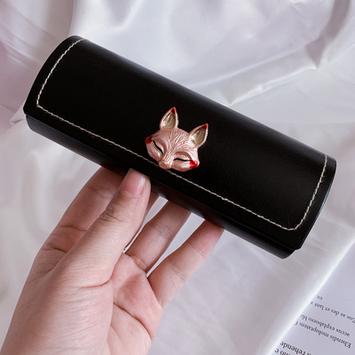 Lovely Animal Leather Glasses Case For Women Waterproof Hard Frame Eyeglass Case Reading Glasses Box Eyewear Spectacle Cases