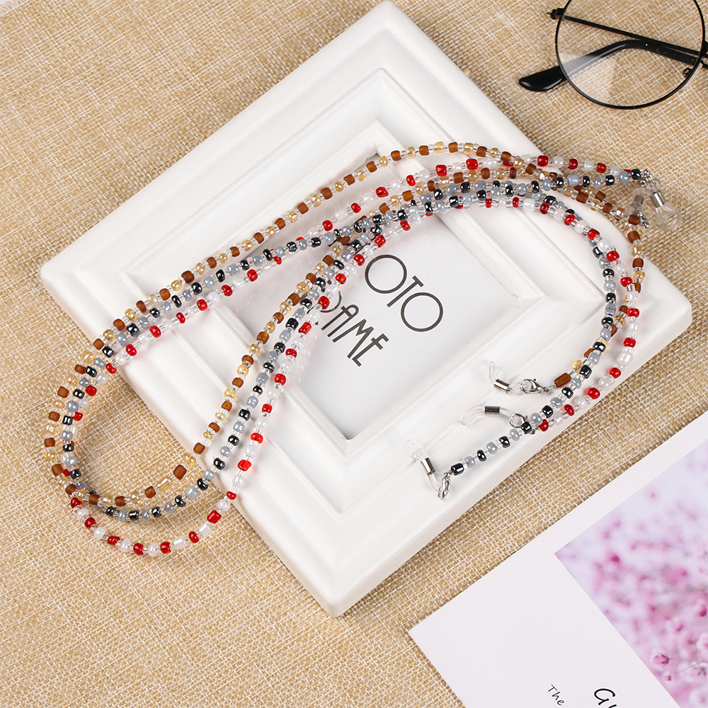 1Pcs 60/70/76CM Reading Glasses Chain for Women Shell Beads Sunglasses Cords Beaded Eyeglass Lanyard Hold Straps Glasses Rope