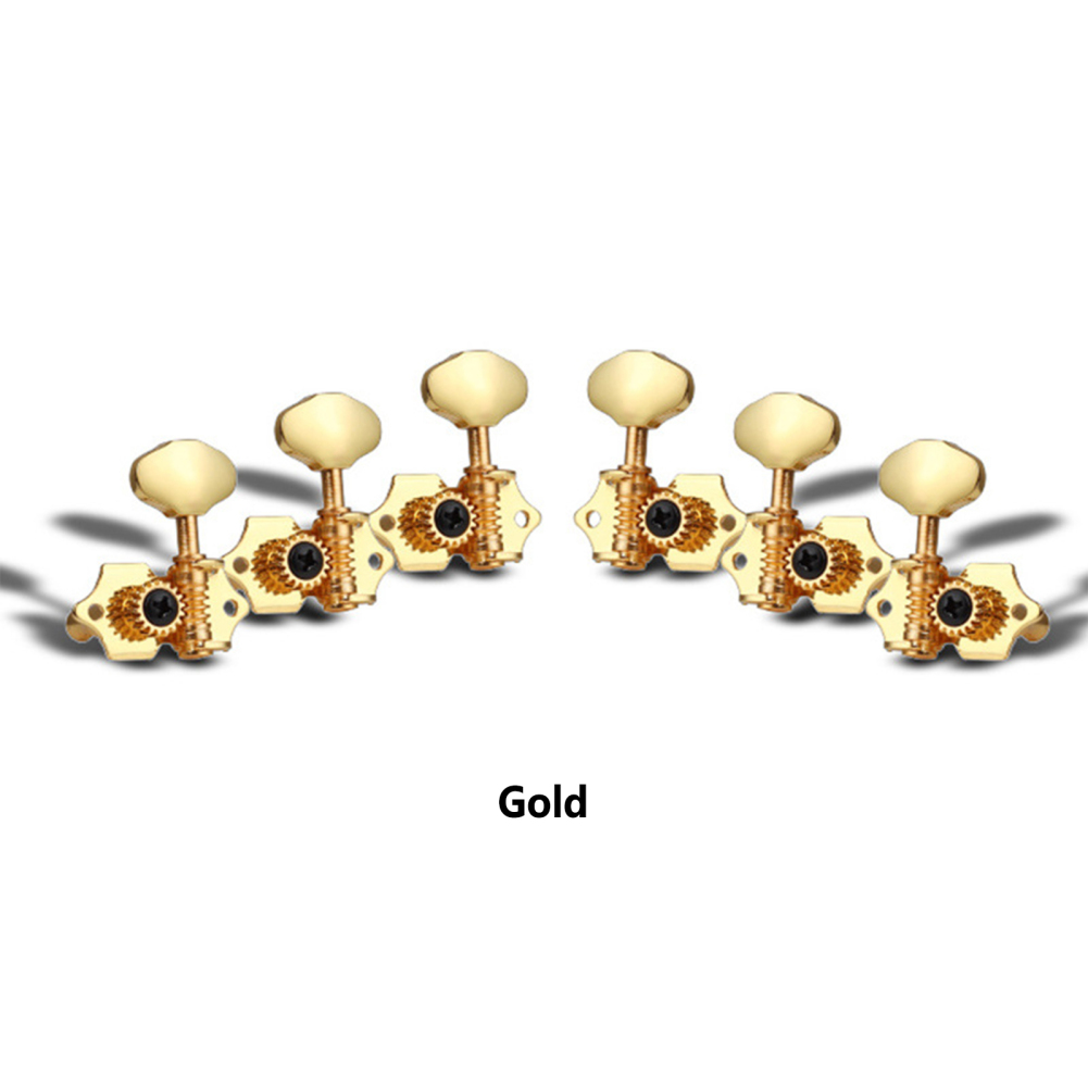 Acoustic Guitar String Tuning Pegs Kit With Screw Ferrule Universal Tuners Open Tuning Standard Accessories