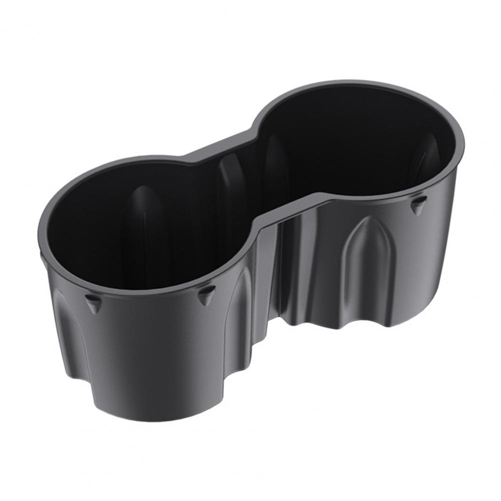 Car Bottle Holder Double Hole Car Cup Rack Flexible Practical Center Console Insert Water Cup Holder for Model Y/3