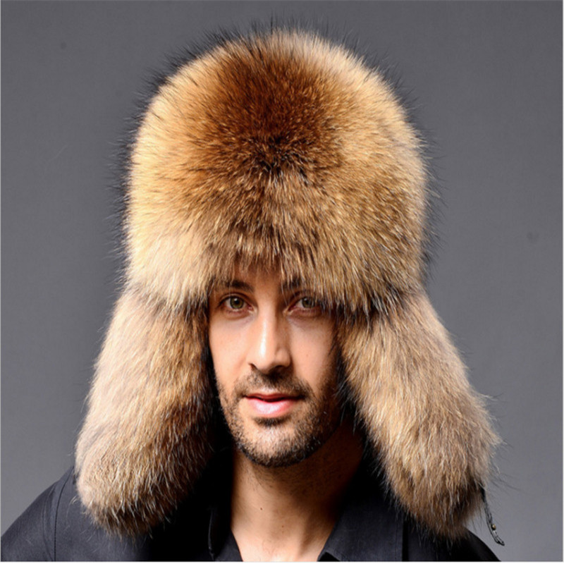 Ushanka 2020 Russian Leather Men Women Fur Faux Ski Cap Winter Warm Unisex Thermal Hat Cossack Trapper Hats