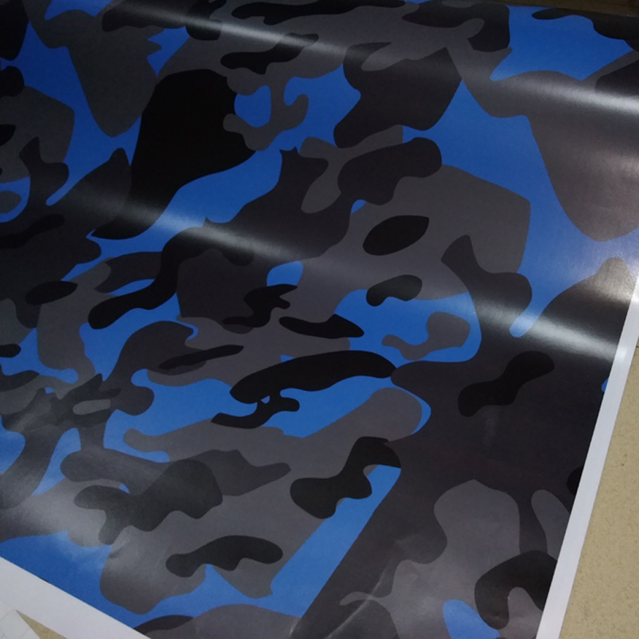 10/20/30/40/50/60x152CM Car Styling Small texture blue black grey camouflage car wrap film auto Camouflage vinyl stickers