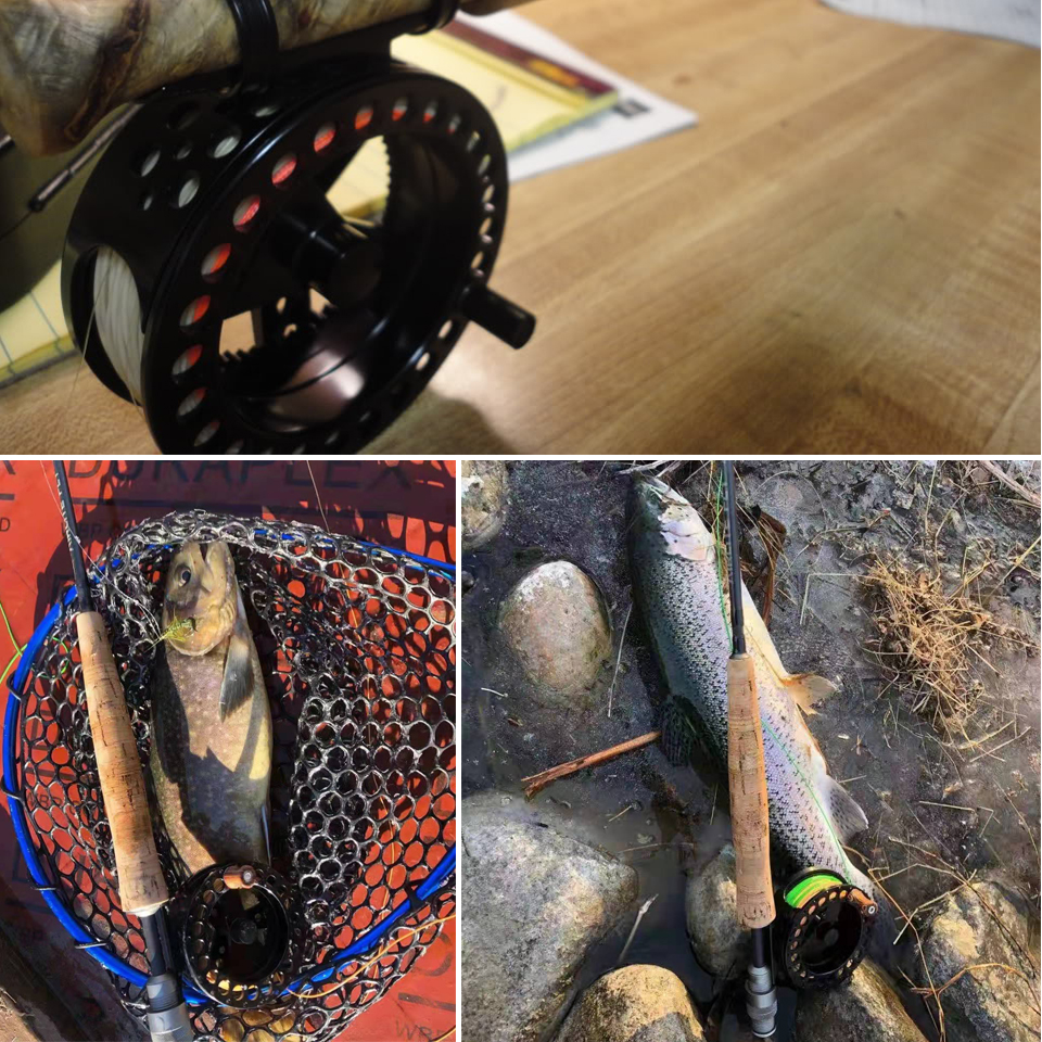 Maximumcatch SAGE Clicker Fly Fishing Reel 2/3/4WT Machine Cut Clicker Fly Reel