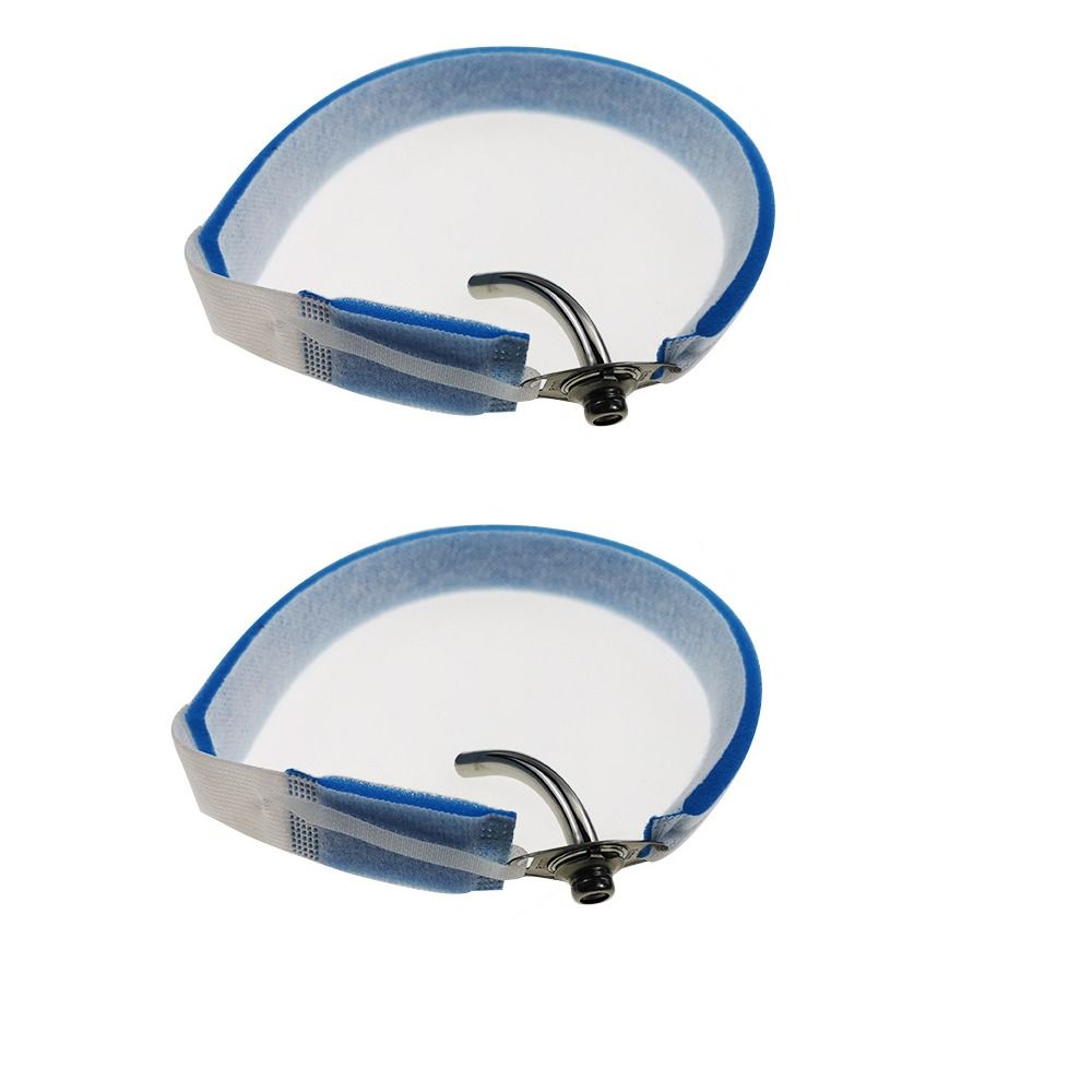 2PCS Tracheostomy Tube Holder Adjustable Tracheostomy Supplies Tube Holder Soft Reusable Tracheostomy Care Kits