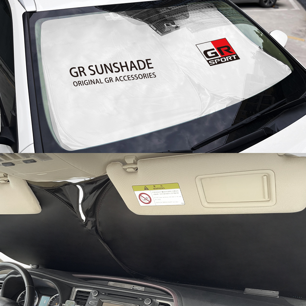 Car Windshield Sunshade Cover Auto Accessories For TOYOTA GR Yaris Sport Gazoo Racing Corolla Supra 86 Hilux C-HR Cross Prius