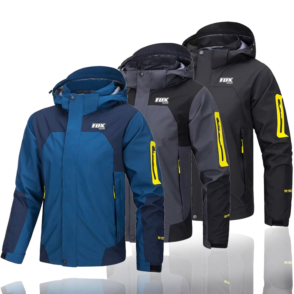 FOX RIDE RACING Cycling Jacket Motorcycle Waterproof MTB Clothing Men Bicycle Jacket Bike Windbreaker Chaqueta Invierno Ciclismo