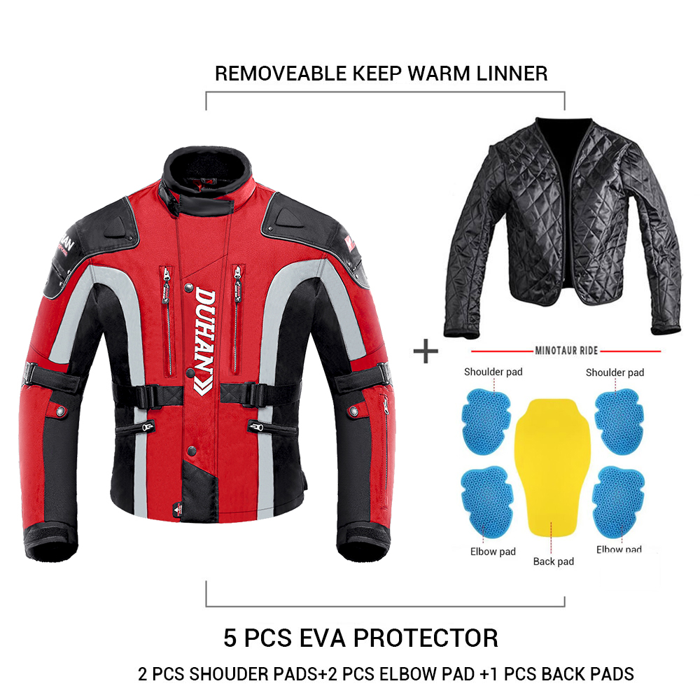 Motorcycle Jacket Men Motocross Jacket Ropa De Motorista Para Hombre Motorcycle Riding Pants Rally Suit Padded And Warm