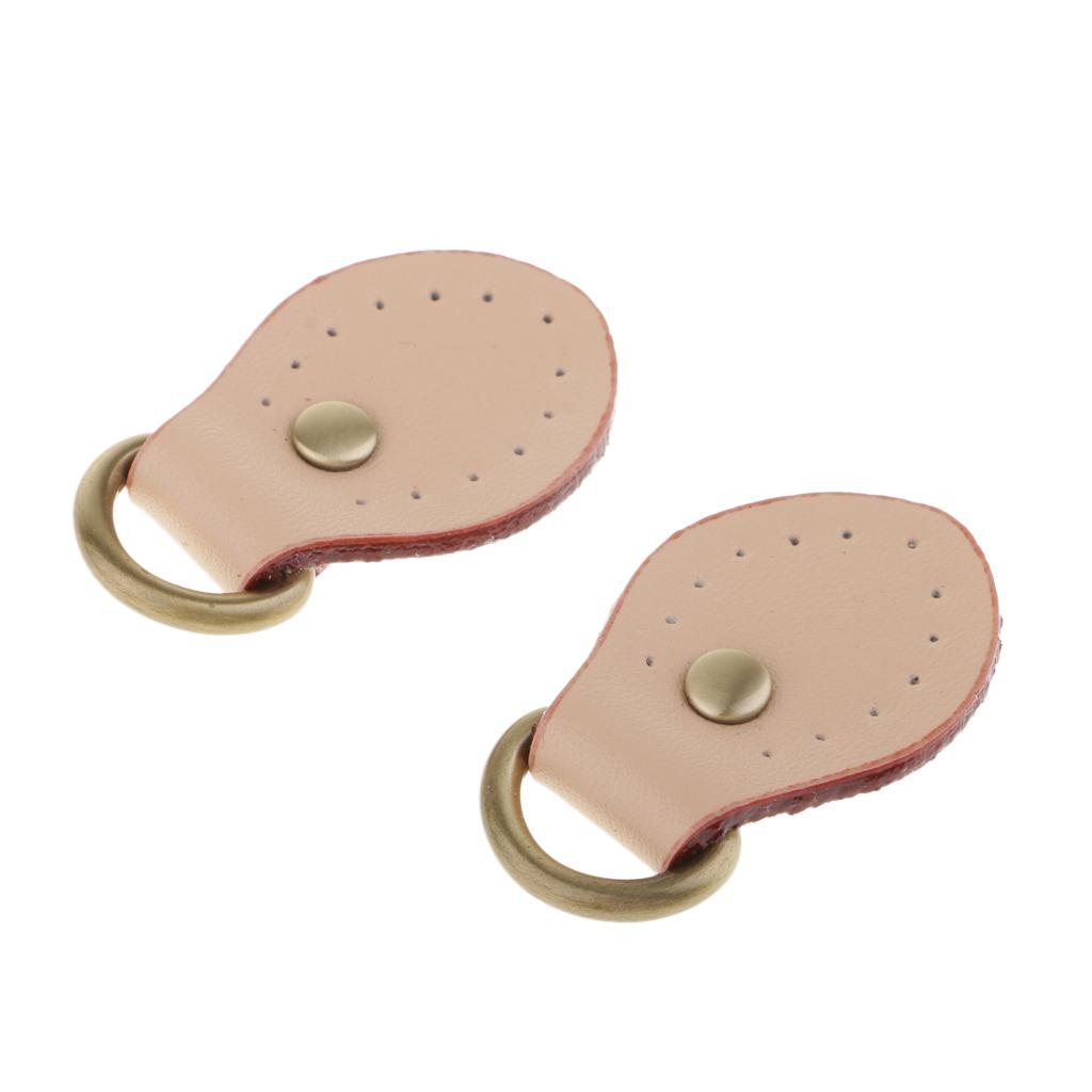 2pcs Leather Handbag Purse Bag Handle Strap Buckles, Bag Making Replacement