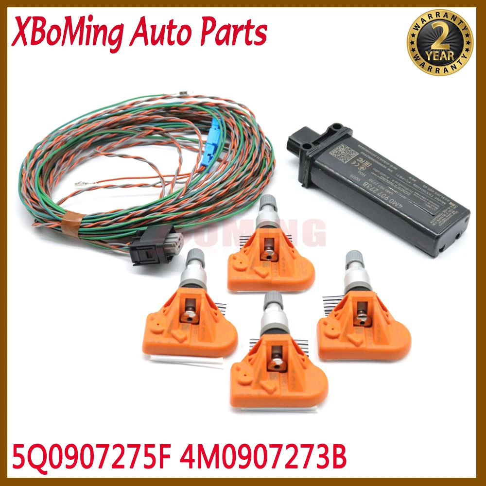 5Q0907275F 4M0907273B Car TPMS Tire Pressure Monitoring System Sensor For Audi A3 A4 B9 Q2L Q3L A5 A6 A7 A8 Q7 Q8 Q5L 2018-
