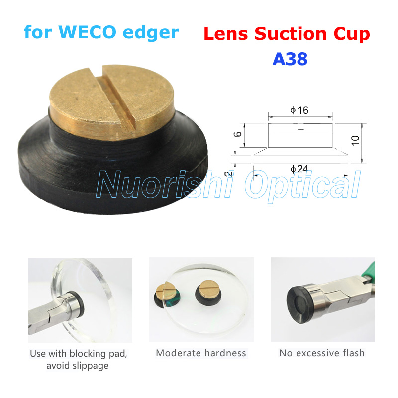 10pcs WE-A Universal Lens Block Suctions Cup For Weco Edger Blocking Pads Free Shipping