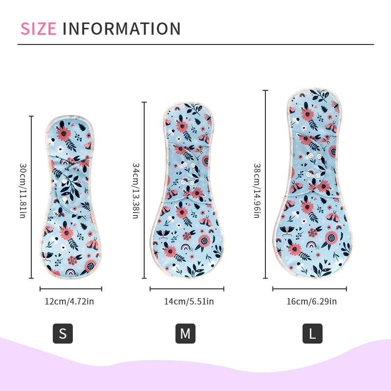AIO Reusable Menstrual Pads for Monthly Gaskets Women's Panties Washable Sanitary Napkin Female Hygiene Daily Towels Personal