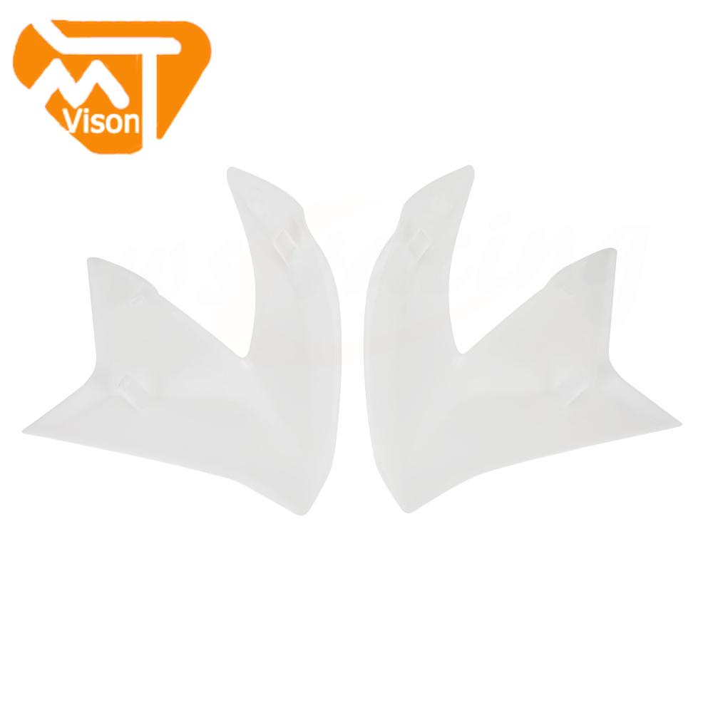 Motorcycle Parts Fuel Tank Cover Set 1 Pair PP Plastic Fuel Tank Left Right Side Protective Plates For Honda Hawk250 Hawk 250