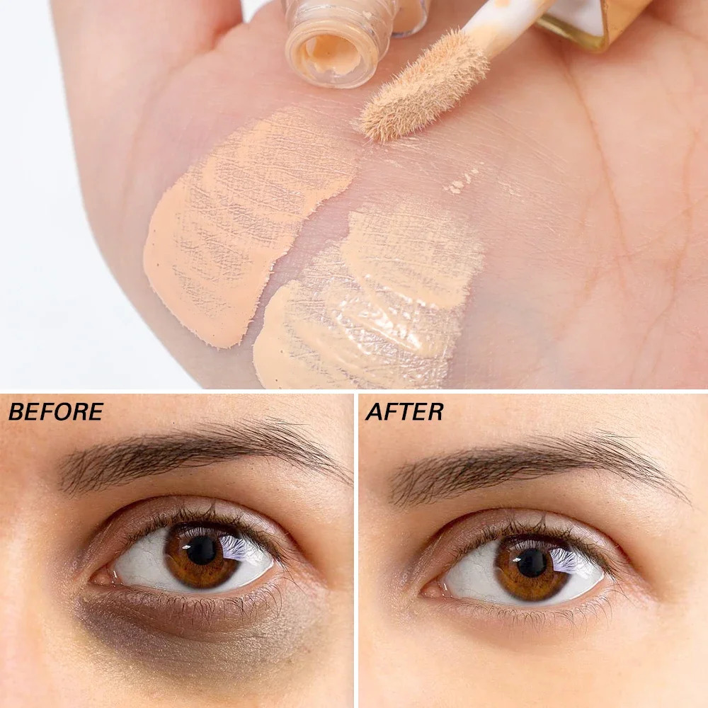 Waterproof Liquid Foundation Makeups Concealer Full Cover Foundation Base Makeup Face Brighten Long Lasting Cosmetics 240621