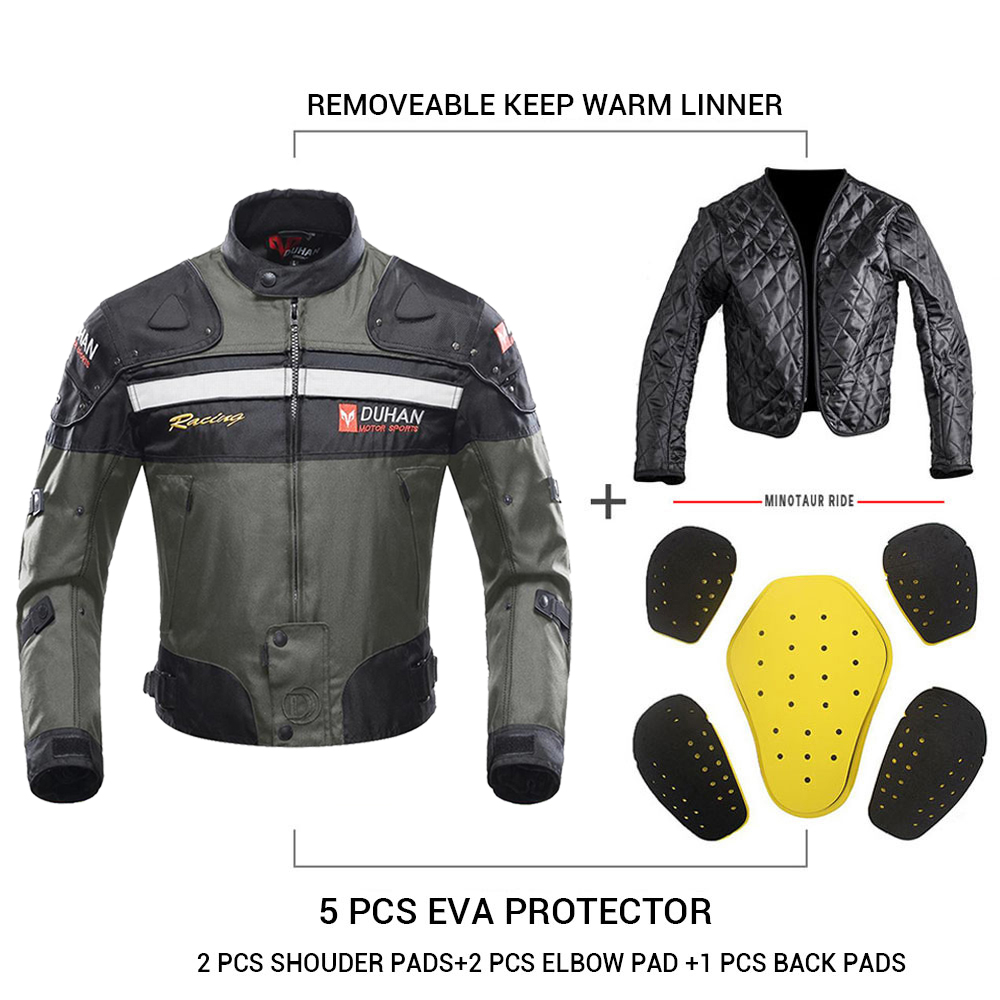 Waterproof Motorcycle Jacket Pants Off-Road Racing Suit Men Windproof Touring Moto Coat Protective Gear Breathable Comfortable